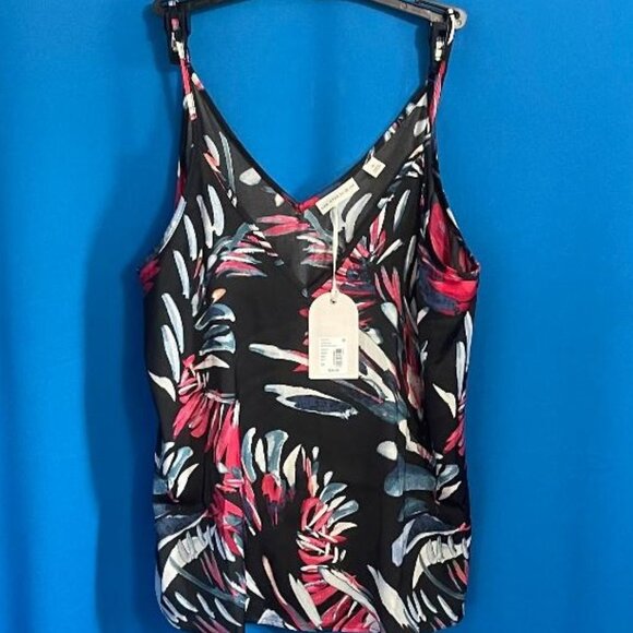 BRAND NEW ~ NWT ~ $38.00 VAN WINKLE & CO BRUSH STROKES TANK TOP SIZE M / MEDIUM - Picture 2 of 12